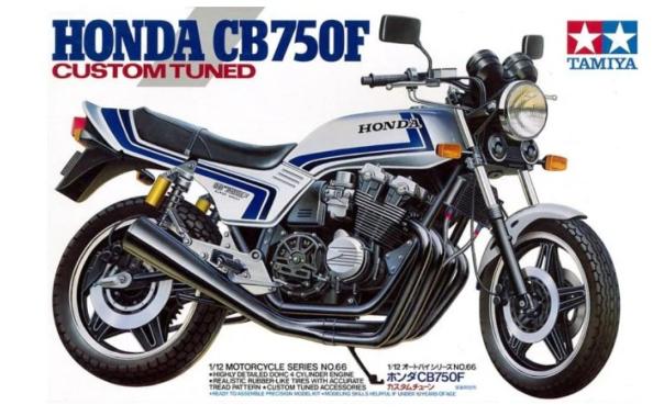 1:!2 Honda CB750F 'Custom Tuned' Tamiya Model Kit: 14066 - Image 1
