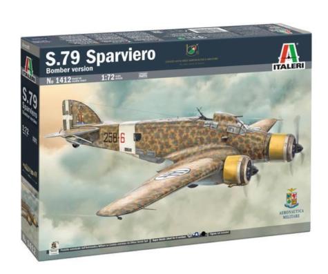 1:72 S.79 Sparviero Italeri Model Kit: 1412 - Image 1