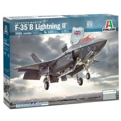 1:72 Lockheed Martin F-35B Lightning II Italeri Model Kit: 1425 - Image 1