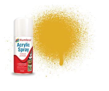 16 Gold Metallic - 150ml Acrylic Humbrol Spray Paint - Image 1