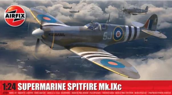 1:24 Supermarine Spitfire Mk.IXc Airfix Model Kit: A17001 - Image 1