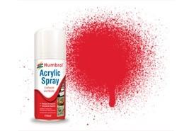 19 Bright Red Gloss - 150ml Humbrol Acrylic Spray Paint - Image 1