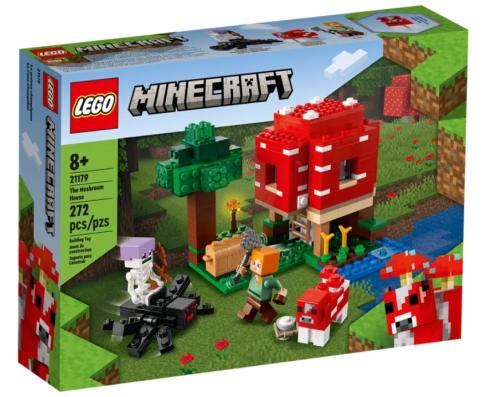 Lego Minecraft 21179 - The Mushroom House - Image 1