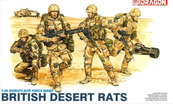 1:35 British Desert Rats Dragon Model Kit: 3013 - Image 1