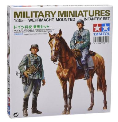 1:35 Wehrmacht mounted Infantry Set Tamiya Model Kit: 35053 - Image 1