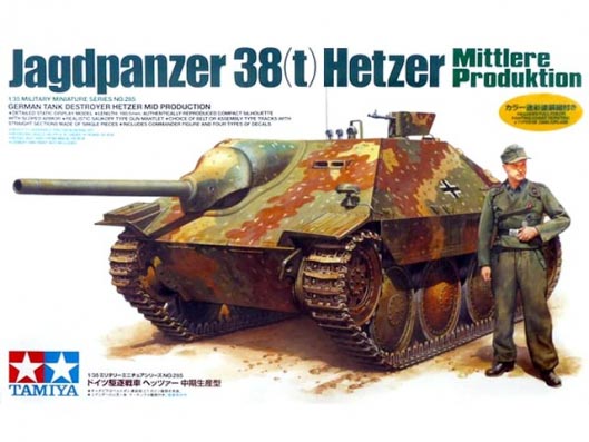 1:35 Jagdpanzer 38t Hetzer (Mid Production) Tamiya Model Kit: 35285 - Image 1