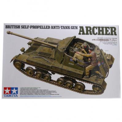 1:35 Archer British Self-Propelled Anti-Tank Gun Tamiya Model Kit: 35356 - Image 1