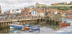 636 Piece: Whitby Harbour - Gibson Jigsaw Puzzle G374 - Image 1