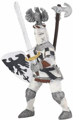 White Crested Knight Papo Figure - 39785 - Image 1