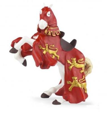 Red King Richard Horse Papo Figure - 39340 - Image 1