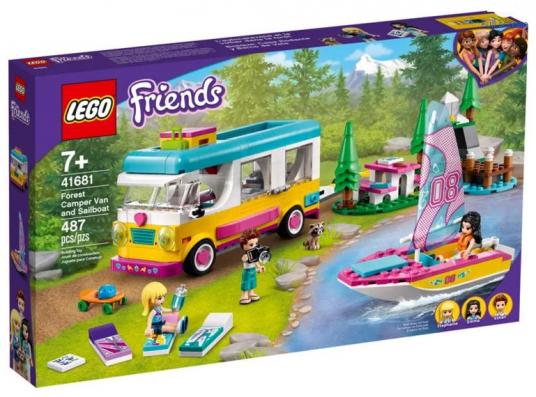 Lego Friends 41681 - Forest Camper Van And Sailboat - Image 1