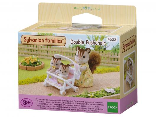 Sylvanian Families Double Pushchair - 4533 - Image 1