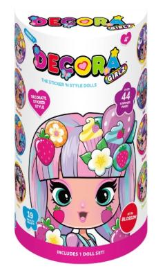 Decora Girlz Sticker ‘n’ Style 5″ Fashion Dolls – Blossom - Image 1