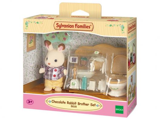 Sylvanian Families Chocolate Rabbit Brother Set - 5015 - Image 1