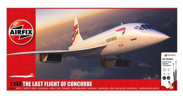 1:144 The Last Flight Of Concorde Gift Set Airfix Model Kit: A50189 - Image 1