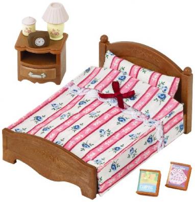 Sylvanian Families Semi-Double Bed - 5019 - Image 1