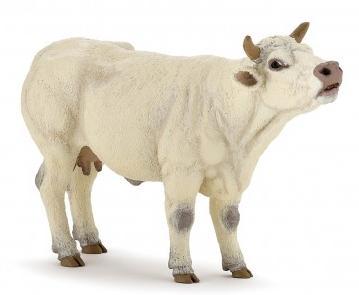 Charolais Cow Mooing Papo Figure - 51158 - Image 1