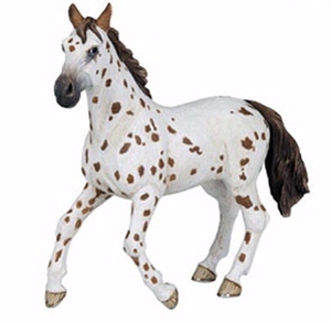 Brown Appaloosa Mare Papo Figure - 51509 - Image 1