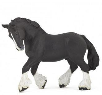 Black Shire Horse Papo Figure - 51517 - Image 1