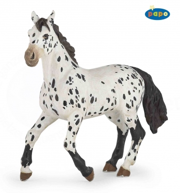 Black Appaloosa Horse Papo FIgure - 51539 - Image 1