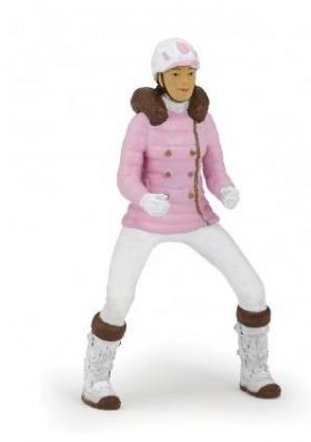 Winter Riding Girl Papo Figure - 52011 - Image 1