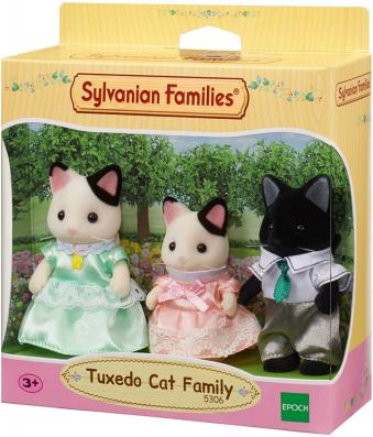 Sylvanian Families - Tuxedo Cat Family 5306 - Image 1