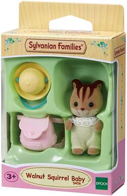 Sylvanian Families Walnut Squirrel Baby - 5406 - Image 1