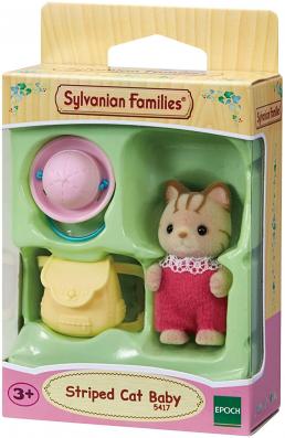 Sylvanian Families Striped Cat Baby - 5417 - Image 1