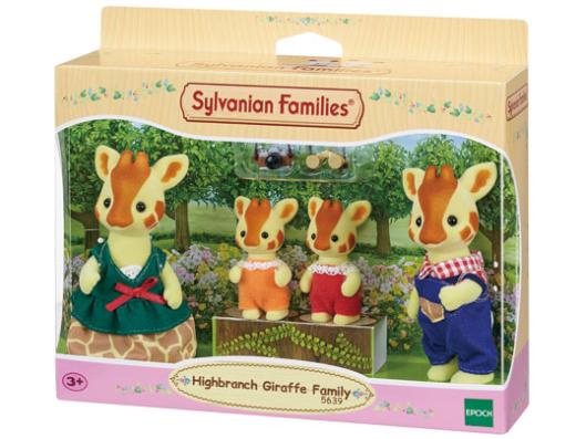 Sylvanian Families Highbranch Giraffe Family - 5639 - Image 1