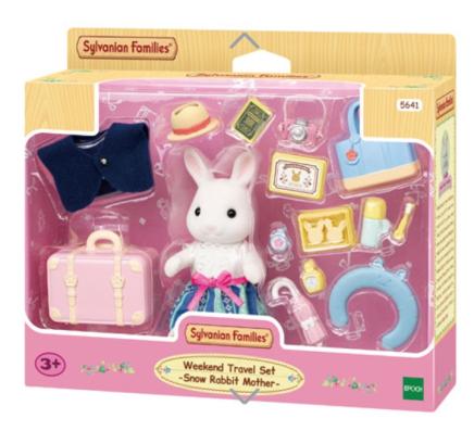 Sylvanian families Weekend Travel Set: Snow Rabbit Mother - 5641 - Image 1