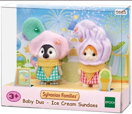 Sylvanian Families Baby Duo Ice Cream Sundaes - 5685 - Image 1
