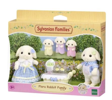 Sylvanian Families Flora Rabbit Family - 5735 - Image 1