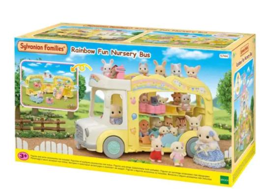 Sylvanian Families Rainbow Fun Nursery Bus - 5744 - Image 1