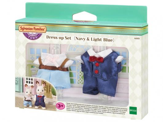 Sylvanian Families 6019 - Dress Up Set: Navy And Light Blue - Image 1