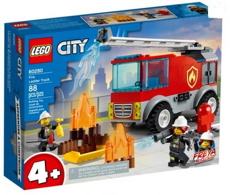 Lego City Fire 60280 - Fire Ladder Truck - Image 1