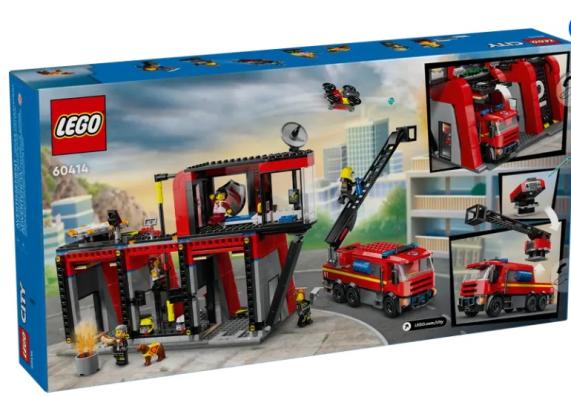 Lego City 60414 - Fire Station With Fire Truck - Image 1