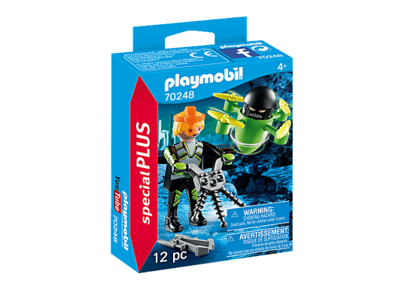 Playmobil Special Plus 70248 - Agent With Drone - Image 1