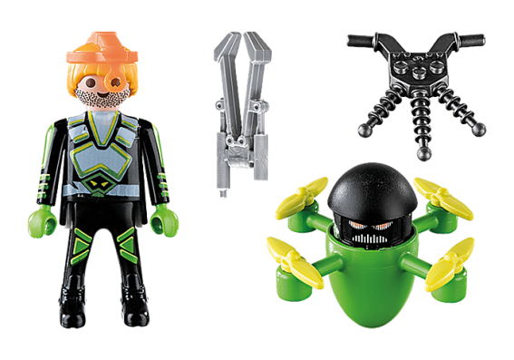 Playmobil Special Plus 70248 - Agent With Drone - Image 2