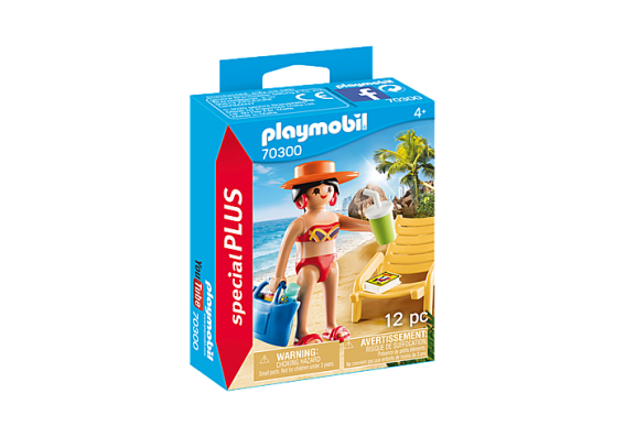 Playmobil Special Plus 70300 - Sunbather with Lounge Chair - Image 1