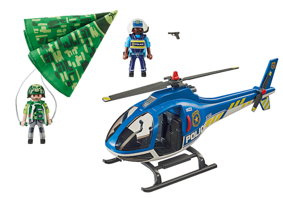 Playmobil 70569 - Police Parachute Search - Image 2