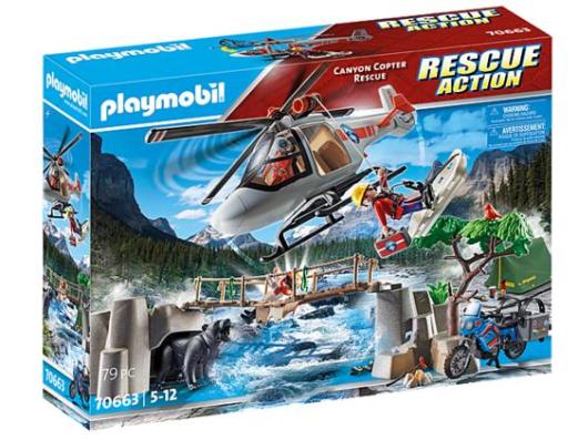 Playmobil 70663 - Canyon Copter Rescue - Image 1