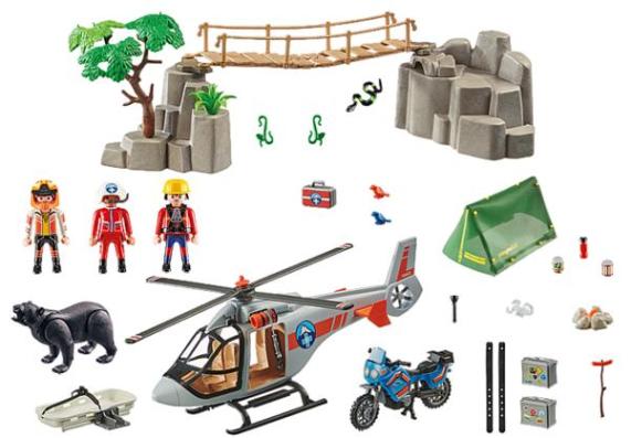 Playmobil 70663 - Canyon Copter Rescue - Image 2