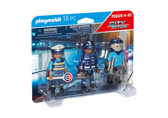 Playmobil 70669 -  Police Figure Set - Image 1