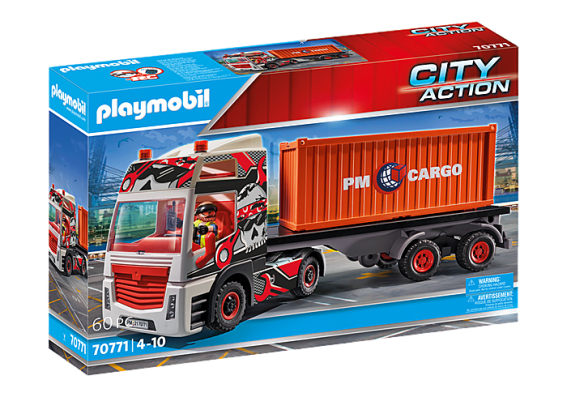 Playmobil 70771 - Truck With Cargo Container - Image 1