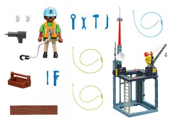 Playmobil construction site on sale