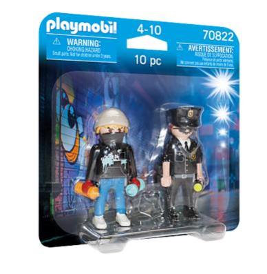Playmobil 70822 - Policeman And Street Artist Duo Pack - Image 1