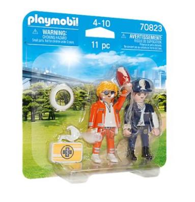 Playmobil 70823 - Doctor And Police Officer Duo Pack - Image 1
