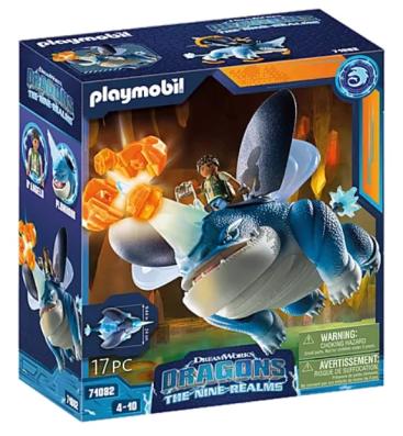 Playmobil Dragons 71082 - Dragons Nine Realms: Plowhorn & D'Angelo - Image 1