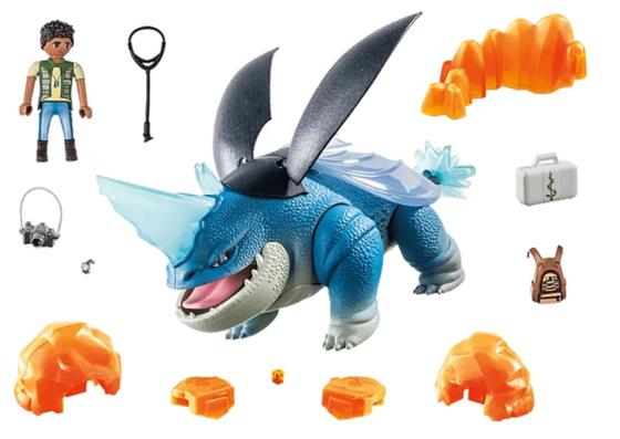 Playmobil Dragons 71082 - Dragons Nine Realms: Plowhorn & D'Angelo - Image 2