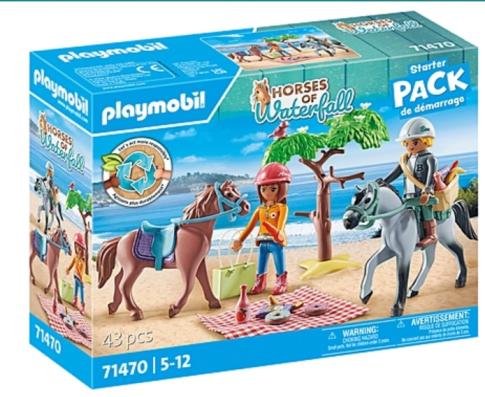 Playmobil 71470 - Horseback riding trip to the beach with Amelia and Ben - Image 1
